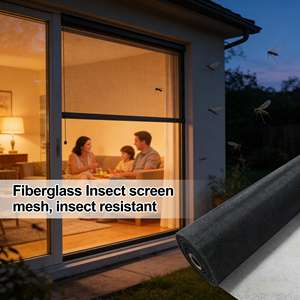 Malla <span class=keywords><strong>Mosquitera</strong></span> 18x16 17x15, Rollo de Malla Antimosquitos para <span class=keywords><strong>Puerta</strong></span> y Ventana, Uso Doméstico - Product Image 1