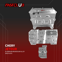 Plaque de protection du moteur et protection inférieure en alliage d'aluminium 5/8 mm FASTCULB CHERY JETOUR J2 2013- Couleur aluminium naturel
