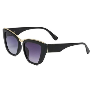 Vintage Oversized Cat Eye Sunglasses Thick Frame Gradient Lens UV400 Protection Trendy Women Fashion <b>Eyewear</b> - Product Image 1