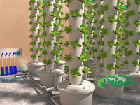 Tour de module hydroponique avec système d'irrigation de dosage Tour de plantation aéroponique verticale pour ferme