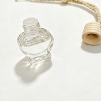 Bouteille diffuseur de parfum pour voiture, flacon vide en verre pour huiles essentielles, accessoires auto, pendentif de voiture, flacon séparé