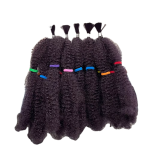 Vente en gros nobles 12 pouces torsion crépue meilleure qualité nobles or crépus afro crépus en vrac faisceaux meche 20 brins/paquet crochet tresse - Product Image 1