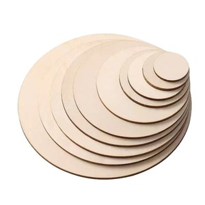 Tablas Redondas de Madera para Manualidades y Decoración, 120 mm de Diámetro, Estilo Moderno y Simple - Product Image 5
