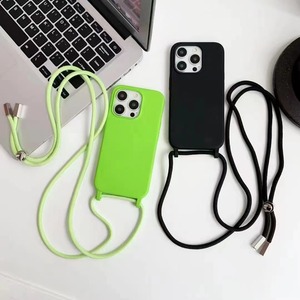 Lanière de téléphone de luxe lanière de cou en silicone souple Tpu étui de téléphone antichoc pour <span class=keywords><strong>Iphone</strong></span> 16 <span class=keywords><strong>Pro</strong></span> <span class=keywords><strong>Max</strong></span> 15 Plus 14 <span class=keywords><strong>13</strong></span> couverture classique - Product Image 3