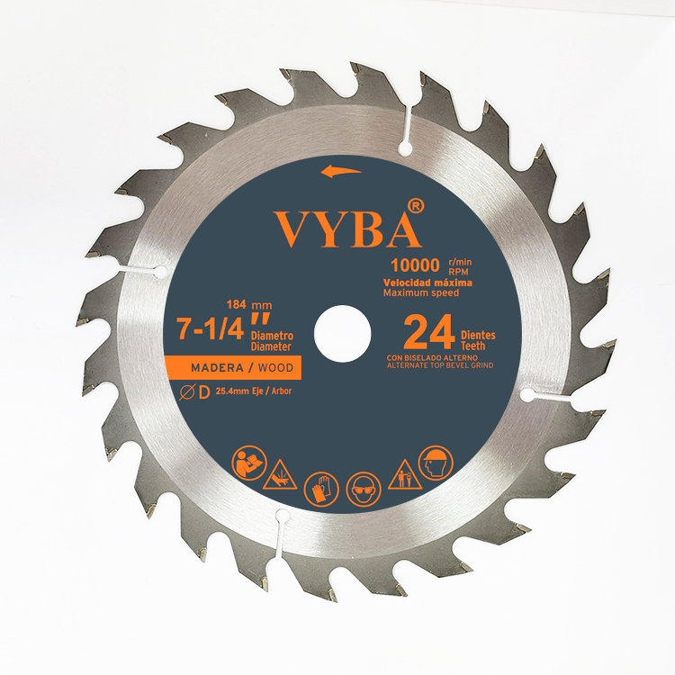 184mm 24T blades manufacturer supply circular saw blade for wood cutting