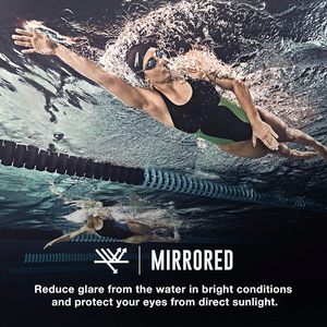 แว่นตาว่ายน้ำสำหรับผู้หญิง รุ่น Mirrored Vanquisher 2.0 ป้องกันฝ้า ป้องกันแสงสะท้อน ป้องกันรังสียูวี เลนส์สีเหลือง - Product Image 3