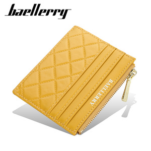 กระเป๋าใส่บัตรผู้หญิง Baellerry ขนาด 4 นิ้ว หนัง PU ซิปใส่เหรียญ ช่องใส่บัตรหลายช่อง ใช้ได้ทุกวัน - Product Image 1