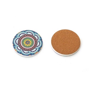 Jutien Good Quality Absorbent Ceramic <strong>Coasters</strong> Cup <strong>Coasters</strong> with Cork Sublimation Customized Stone Ceramic <strong>Coaster</strong> <strong>for</strong> <strong>Drinks</strong> - Product Image 5
