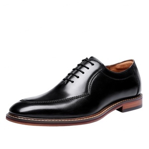 Nouvelle Tendance : Chaussures Habillées Formelles en Cuir Anglais pour Hommes, Style Business, à Lacets, Pointues, Imperméables, Souples et Respirantes – Collection Automne - Product Image 2
