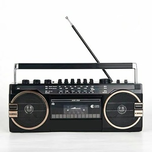 เครื่องเล่นเทปคาสเซ็ตแบบเรโทรสั่งทำจากโรงงาน, วิทยุ AM FM SW ช่องเสียบ USB TF บูมบ็อกซ์แบบชาร์จไฟได้สำหรับตั้งแคมป์และเป็นของขวัญ - Product Image 1