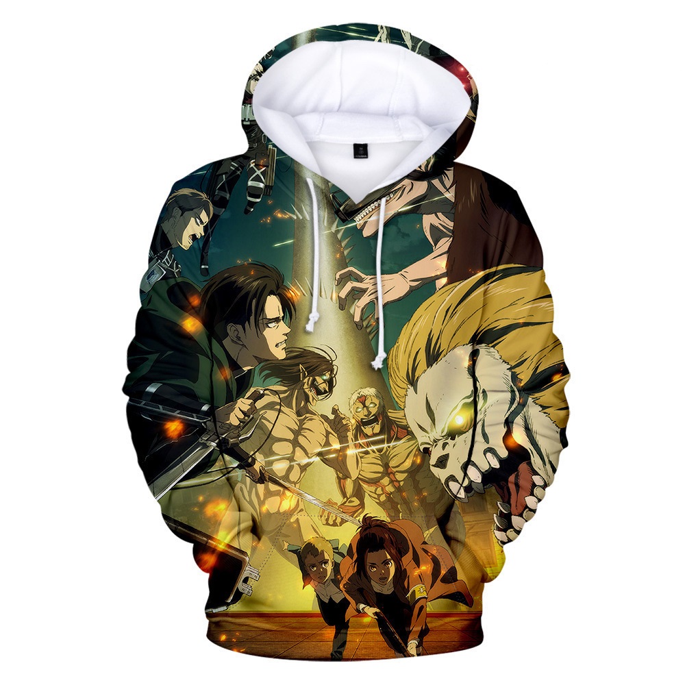 Branded Stylish and Premium Quality shingeki no kyojin hoodies Alibaba
