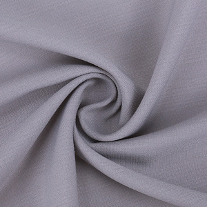 Mới Trong 2024 100% Polyester Vải Cho Nam Giới Của Áo Sơ Mi Sinh Thái Thân Thiện Với Trọng Lượng Trung Bình Rắn Nhuộm Tinh Khiết Dệt Đồng Bằng Linen Ăn Mặc - Product Image 4