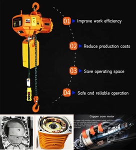 Arabası ile 0.5 Ton 2 Ton 5 Ton 10 Ton monoray zincir blok elektrikli caraskal - Product Image 4