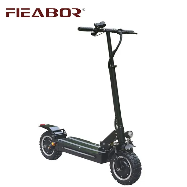 60v 5600w Scooter Elétrico Motores Dual Folding Standing UP Adulto Scooter com Assento