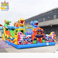 WODI - Tobogán Inflable de PVC de Grado Comercial de 0,55 mm, Castillo Inflable con Tobogán para Niños y Adultos, Disponible OEM