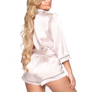 Nuovo Design camicia da notte su misura tuta romantica manica lunga <span class=keywords><strong>pigiama</strong></span> <span class=keywords><strong>pigiama</strong></span> <span class=keywords><strong>Sexy</strong></span> - Product Image 4