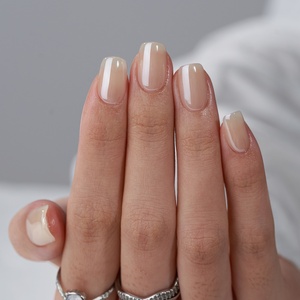 Ongles artificiels carrés courts BTArtbox, design donut glacé, faux ongles de haute qualité, gels doux, ongles à presser de luxe - Product Image 2