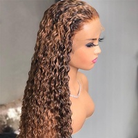 Peluca de Cabello Humano Rizado Birmano al por Mayor, con Cutícula Alineada, Virgen, 13x6 HD, Sin Pegamento, con Frente de Encaje Transparente