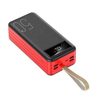 พาวเวอร์แบงค์ความจุสูง ช่องเสียบ 3 ช่อง 4 พอร์ต USB ความจุ 50000mAh สำหรับชาร์จโทรศัพท์มือถือ - Product Image 1