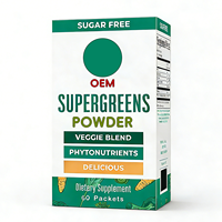 Complément alimentaire pour adultes SuperGreen Powder Veggie Blend Phytonutrients Complément alimentaire