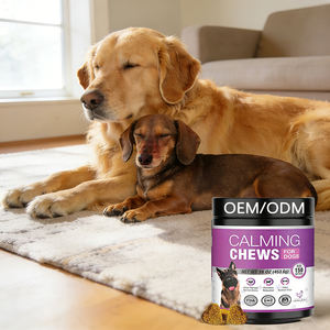 Masticables Suaves para Perros, Suplementos Dietéticos para la Calma con Semillas <span class=keywords><strong>de</strong></span> Cáñamo, Calostro, Manzanilla, Raíz <span class=keywords><strong>de</strong></span> Valeriana, L-Teanina, Sin <span class=keywords><strong>Gluten</strong></span> - Product Image 6