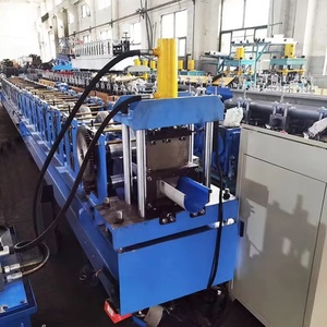 Giá thấp nhôm màu thép tự động mái mưa máng xối hồ sơ cuộn hình thành máy làm với tốc độ 10-20m/phút - Product Image 3