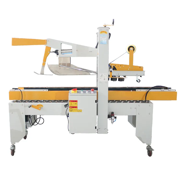 Automatische Flappen Vouwen Doos Sluitmachine, Case Box Tape Sealer