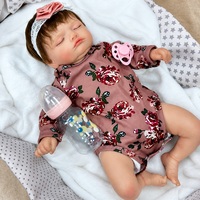 Boneka Bayi Reborn Realistis 18 Inci 45cm Y-Z030, Vinyl Lembut, Dilukis Tangan, Anggota Badan Dapat Digerakkan, Bayi Perempuan Baru Lahir, Hadiah Botol, Koleksi Dewasa