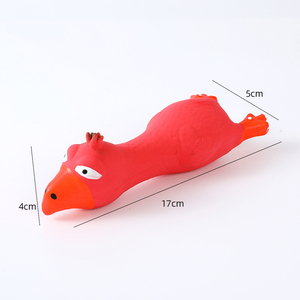 3PCS Safe Latex Dog <b>Squeaky</b> Toys Soft Chew Molar Dog Small Screaming Rubber <b>Chicken</b> Toys Dog Tooth Grinding & Training Pet Toy - Product Image 4
