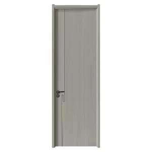 Vendita calda porte interne porte Wpc impermeabile Pvc in legno massello porta interna