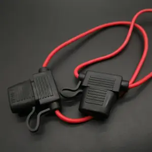 Mini lame pour voiture, étanche, faisceau frontal 16awg, câble de harnais métallique, livraison gratuite