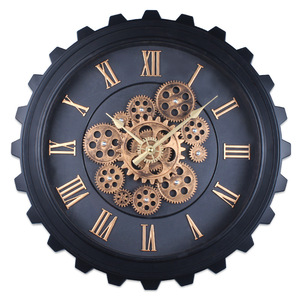 <span class=keywords><strong>Orologio</strong></span> <span class=keywords><strong>da</strong></span> <span class=keywords><strong>Parete</strong></span> Industriale <span class=keywords><strong>con</strong></span> <span class=keywords><strong>Grandi</strong></span> Ingranaggi, <span class=keywords><strong>Numeri</strong></span> Romani Digitali, per Soggiorno e Cucina - Product Image 3