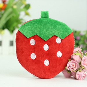 Monedero y Cartera de Felpa con Diseño de Sandía para Niños, Unisex, con Cierre, para Estudiantes, Estuche para Lápices - Product Image 3