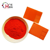 Pigment organique en poudre haute performance Orange 64 Ranbar GP Orange Benzimidazolone pour plastiques, revêtements et encres