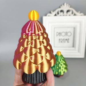 Ornement de sapin de Noël en verre imprimé en 3D, épée rétractable, échelle 1/12, cadeau de Noël créatif, jouet - Product Image 1
