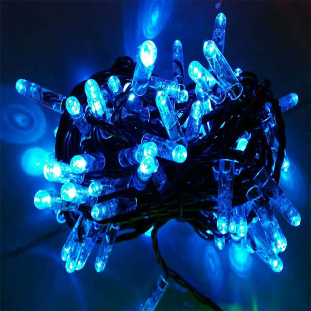 Multi Colors Solar String Lights 100 LEDs 8 Modes Solar Powered Waterproof Garlands String Lights for Garden Patio