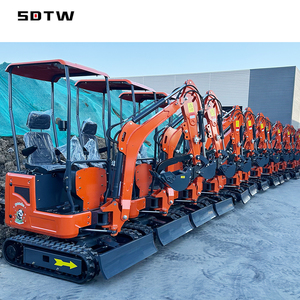 <span class=keywords><strong>Mini</strong></span>-excavatrice hydraulique SDTW CE EPA <span class=keywords><strong>de</strong></span> 1 tonne (1000 kg) d'occasion pour exploitation agricole, moteur diesel, chenilles, <span class=keywords><strong>mini</strong></span>-excavatrice à godet - Product Image 5