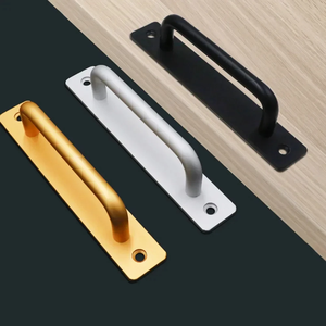 Poignée de porte coulissante en alliage d'aluminium pour portes, portes de salle de bain, poignées non encastrées, poignées de porte coulissante, meubles, quincaillerie - Product Image 3