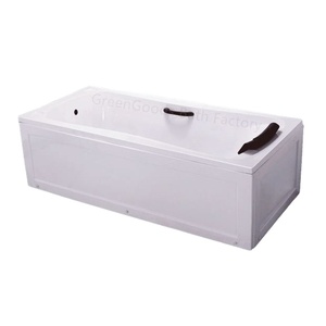 <span class=keywords><strong>Baignoire</strong></span> rectangulaire en acrylique onyx moderne écologique à trois pièces pour l'intérieur, 150x70 - Product Image 1