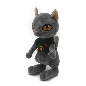 Đẹp Nhồi Plush Big Eyes Cat Mềm Đồ Chơi Tùy Chỉnh Sống Động Như Thật Mèo Đen Và Trắng Thú Nhồi Bông Đồ Chơi Sang Trọng - Product Image 4