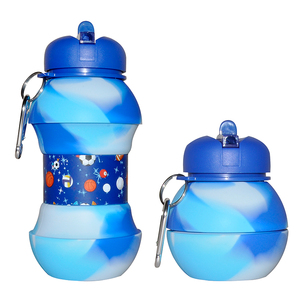 Bouteille d'eau pliable très vendue pour les sports de plein air, bouteille en silicone sans BPA - Product Image 1