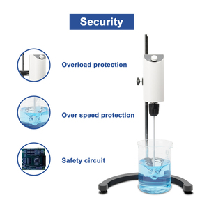 OS10-Mini 10L điện máy trộn chất lỏng thời gian và tốc độ điều chỉnh khuấy que phòng thí nghiệm tương tự trên không khuấy - Product Image 6