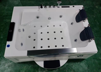 Bak Mandi Whirlpool Akrilik Terlaris dengan TV untuk Dua Orang