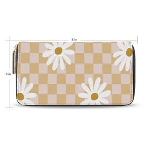 New Arrival Custom Hawaii Flower Design Multi-functional Ladies <b>Wallets</b> Fashion Card Cash Purses and Handbags <b>Wallet</b> for Women - Product Image 2