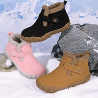 Bottes d'hiver pour enfants personnalisables avec logo, OEM ODM, bottes de neige pour enfants à bout large, doublées polaire, pour propriétaires de marques et détaillants