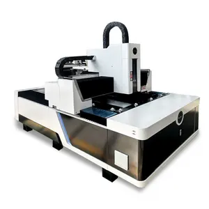 Affordable 500 watts fiber laser metal cutting machine price / smallest laser cut machine