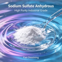 Sulfate de sodium anhydre en poudre à 99 % de pureté pour le traitement des eaux des champs pétrolifères et des eaux usées