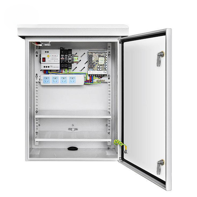 Custom Electrical Equipment Cabinet Pole Mounting Cctv Enclosure Outdoor Waterproof Electrical Panel Box Distribution