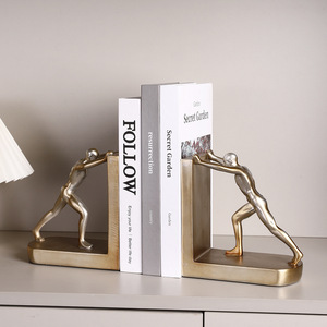 Mystic Arts Resin Bookend Human Figure Decor Living Room <b>Study</b> Desk Accessory - Product Image 1