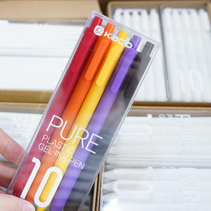 Juego de Bolígrafos de Gel Retráctiles <span class=keywords><strong>KACO</strong></span> con Tinta Negra y de Colores para Niños y Adultos, Punta Extra Fina de 0.5mm, Papelería Bonita - Product Image 5